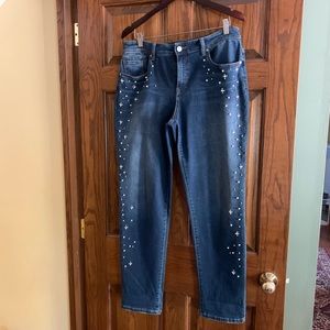 Chico’s Platinum Boyfriend Jeans